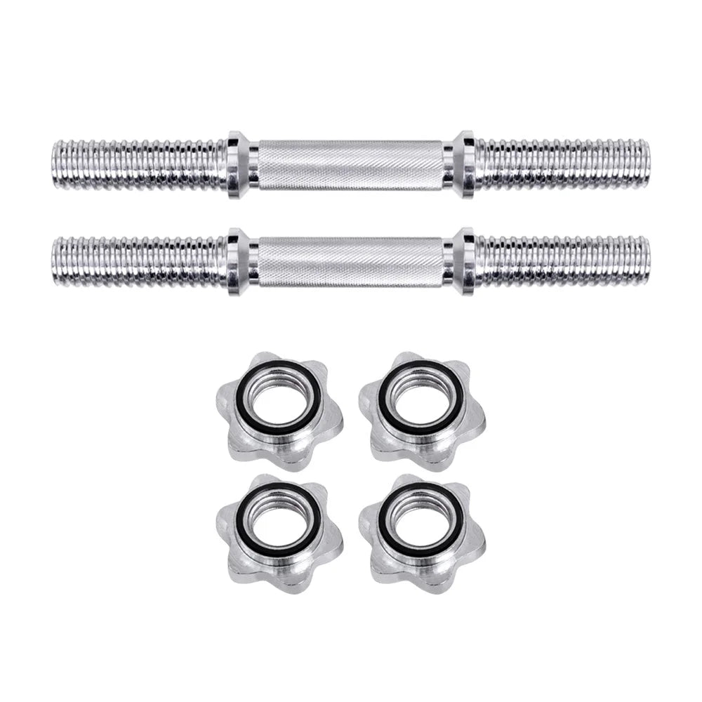 Dumbbell Bar Solid Steel 45cm Pair Gym Home Exercise
