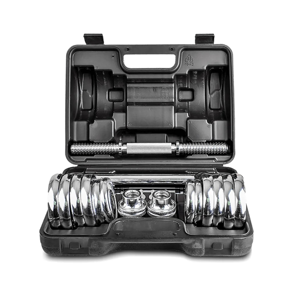 Dumbbell Barbell Set 2-in-1 with Case 30kg LSG - Sports &