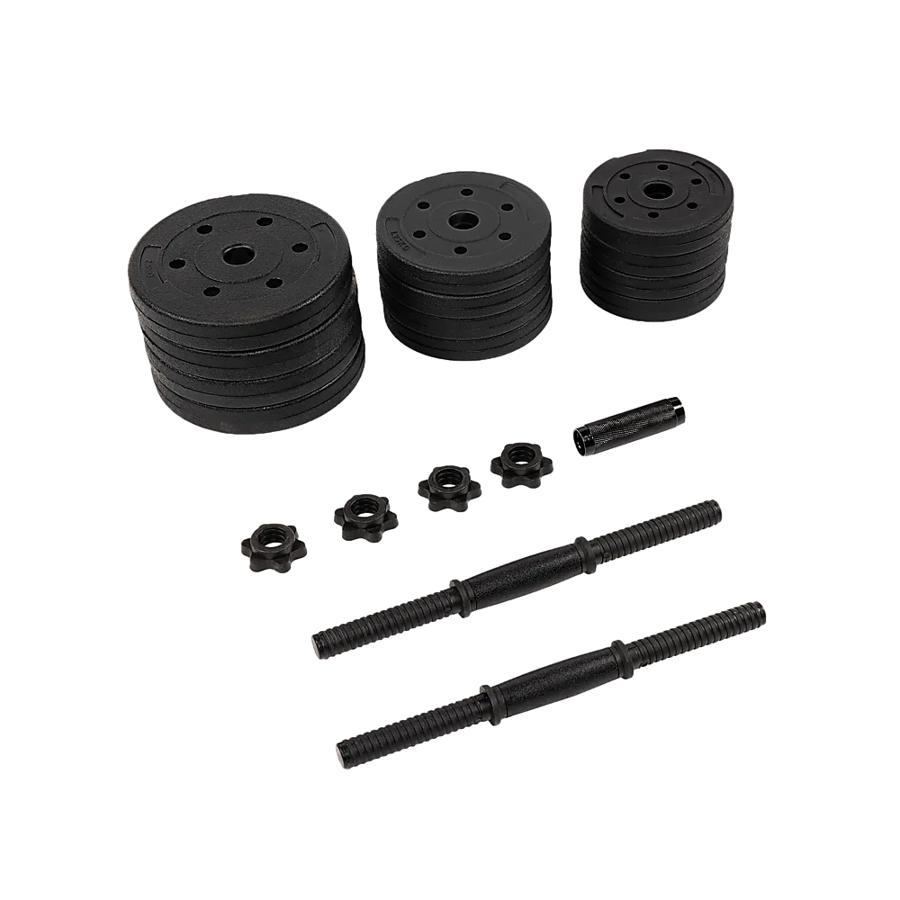 Dumbbell Set 20kg Home Gym Fitness Weights Bar Plates