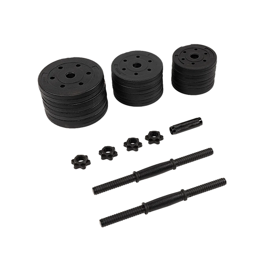 Dumbbell Set 20kg Home Gym Fitness Weights Bar Plates