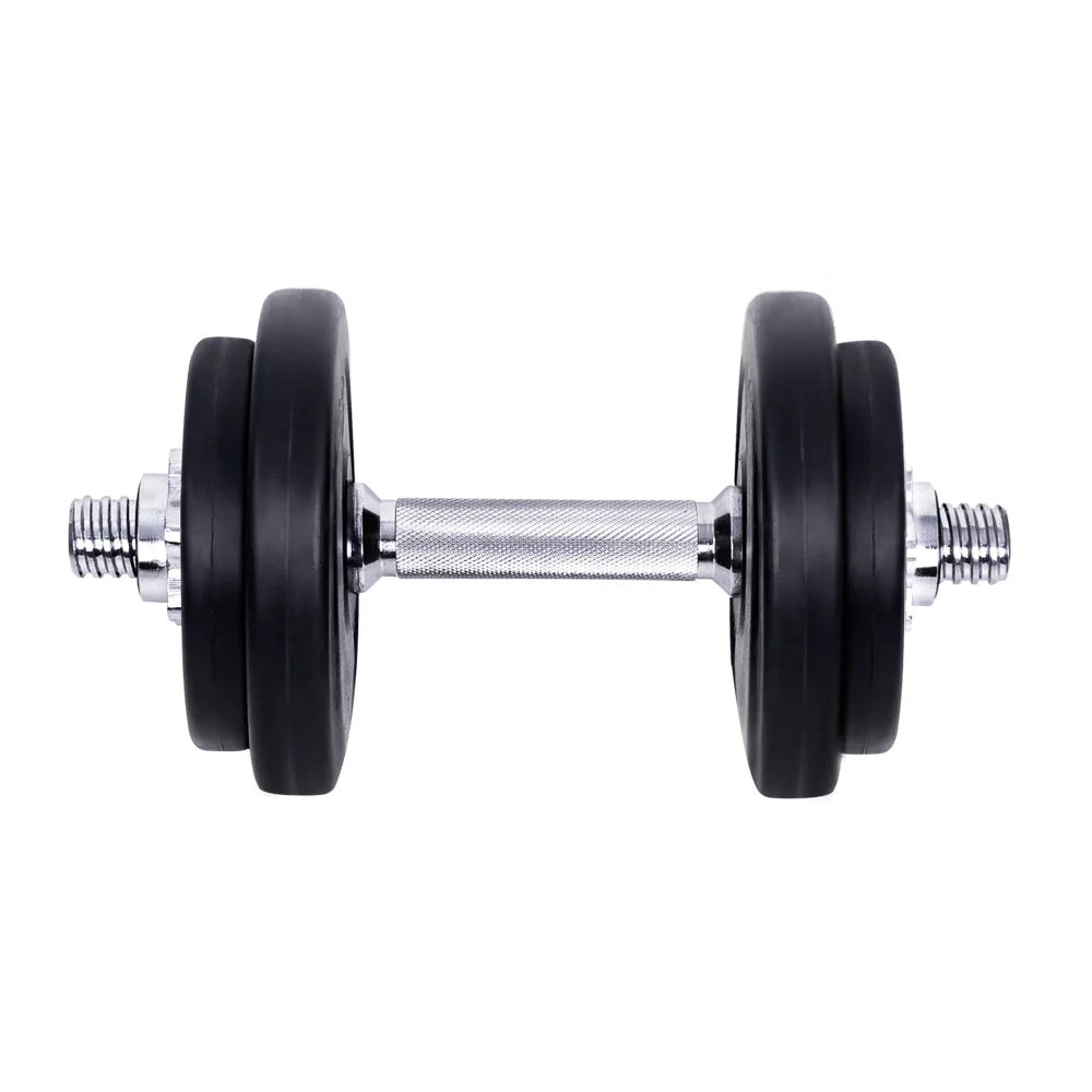 Dumbbell Set 20KG Weight Training Plates Home Gym Fitness