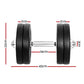 25kg dumbbell set weight with boxed accessories and matching pieces