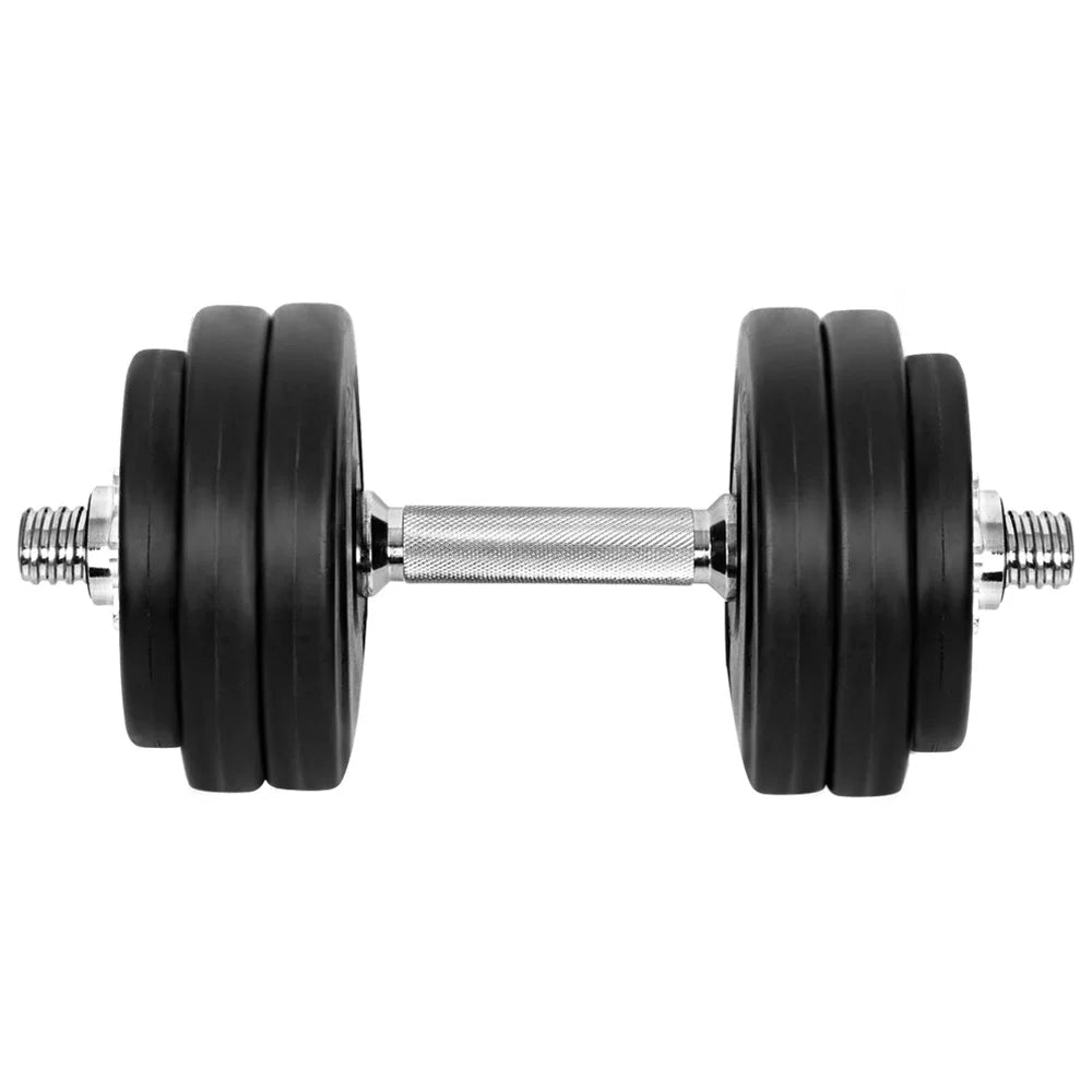 Dumbbell Set 30KG Weight Plates Home Gym Fitness Exercise