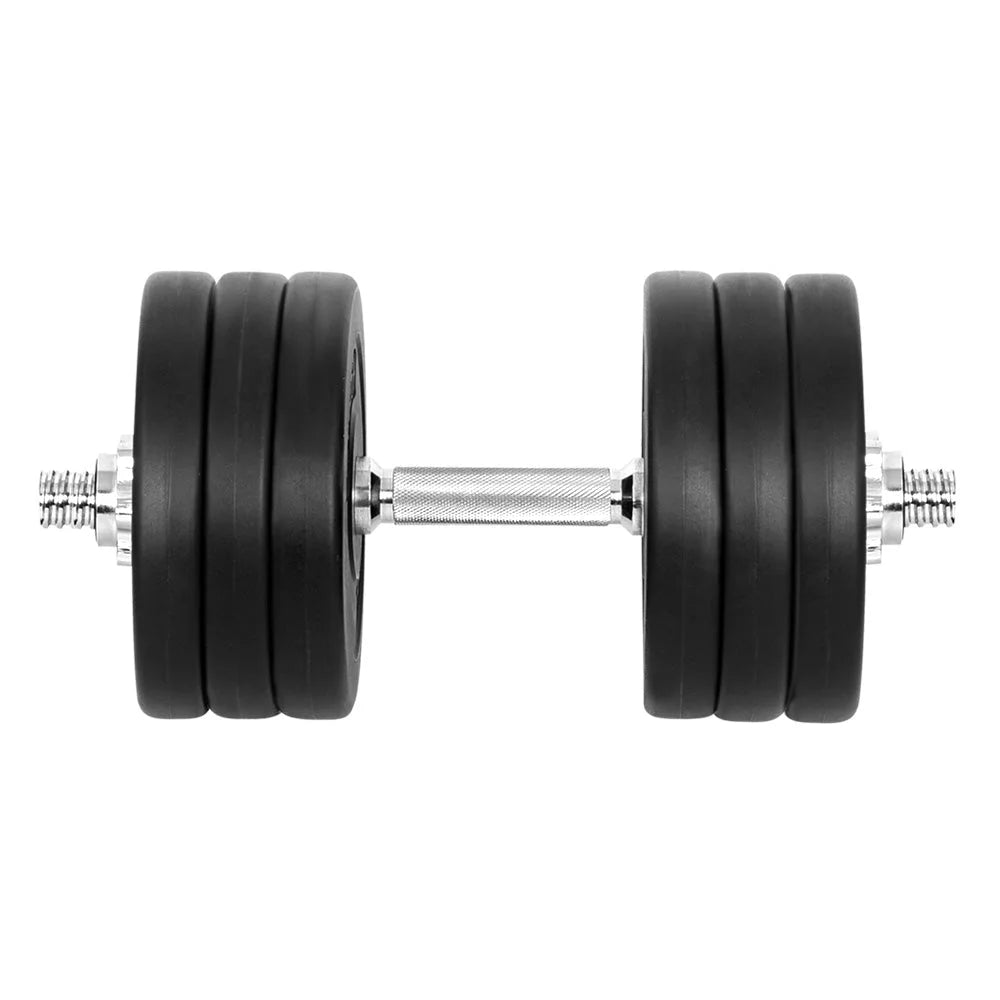 Dumbbell Set 35KG Weight Plates Home Gym Fitness Exercise