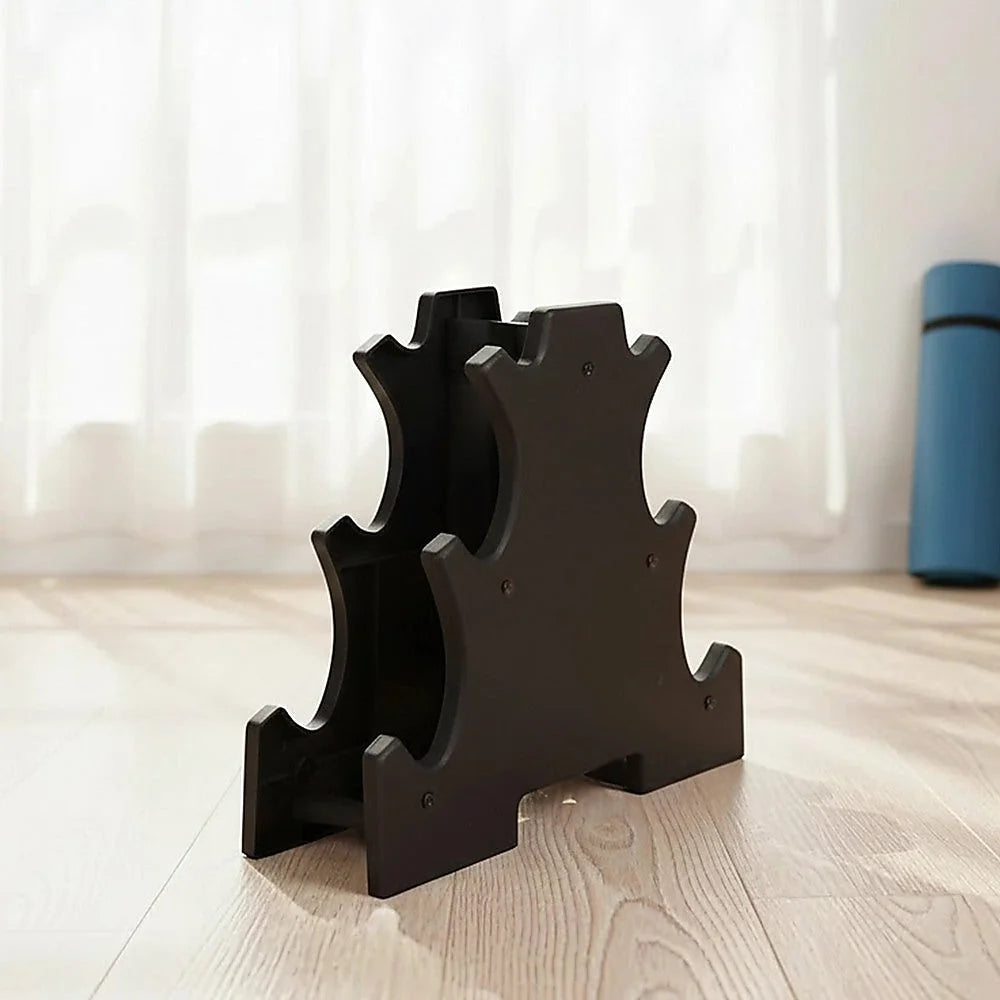 Dumbbell Set 6-Piece - Includes Rack - Fitness Accessories