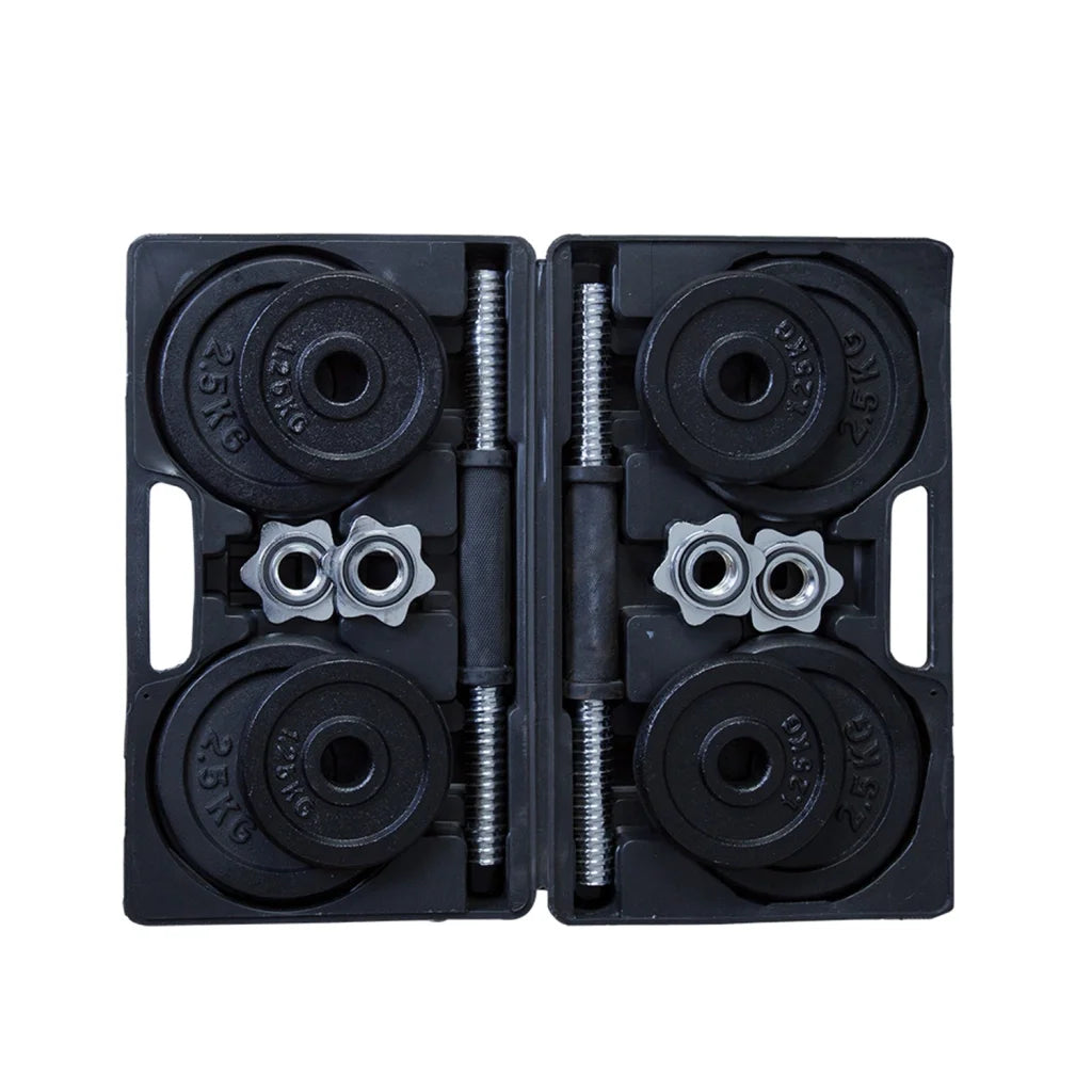 Dumbbell Set CORTEX 20kg with Case - Sports & Fitness