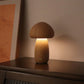 Dun-dun Model Brown Solid Wood Mushroom LED Table Lamp