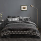 Duvet Quilt Cover Set Hugo Reversible Queen Size - Home &
