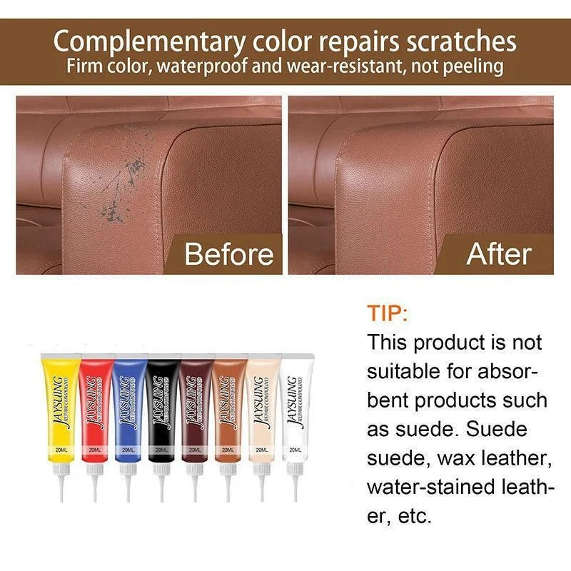 dvanced Leather Repair Gel Kit Filler for Sofa Auto