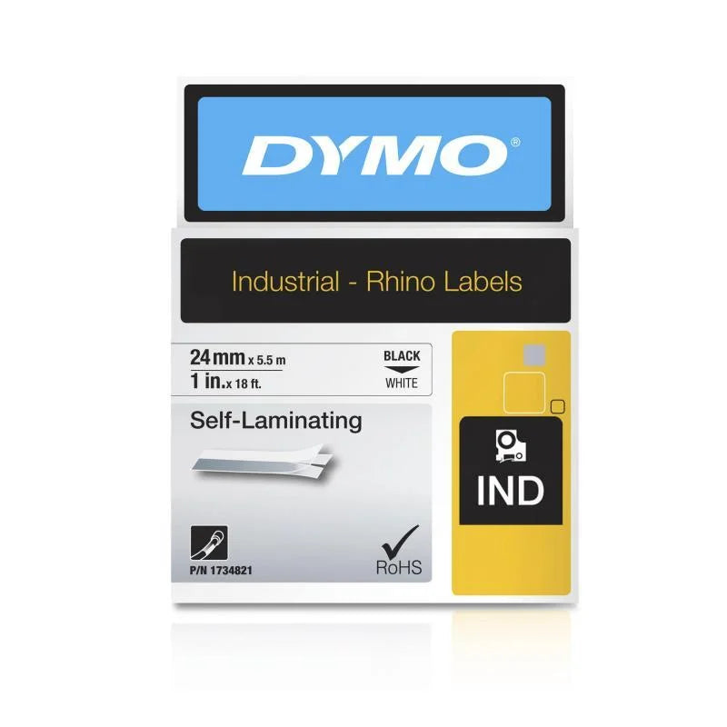 DYMO Rhino 24mm White Vinyl Label