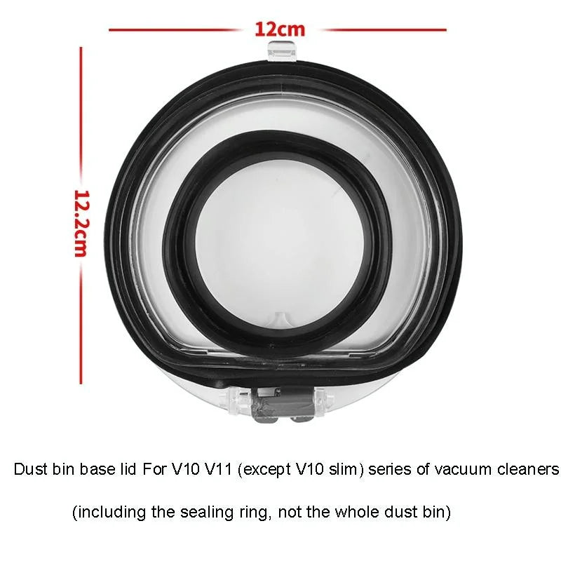 Dyson V10 V11 Dust Bin Lid - Vacuum Cleaner Replacement