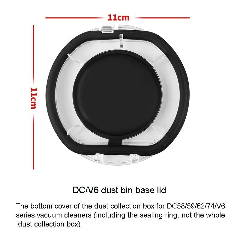 Dyson V6 Vacuum Dust Bin Lid - Replacement Accessory-1922443460565143553