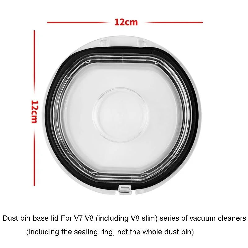 Dyson V7 V8 Dust Bin Lid - Vacuum Cleaner Replacement