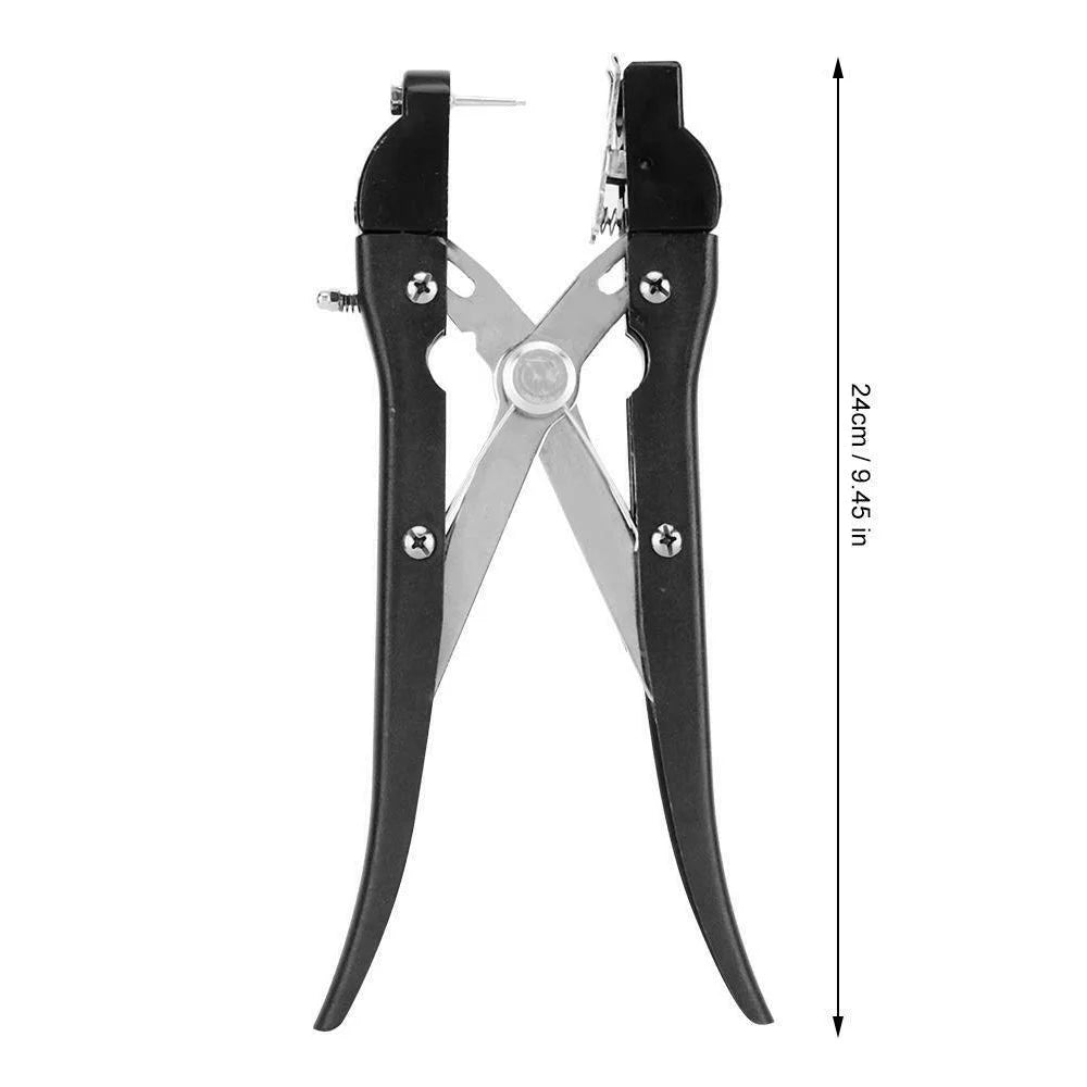 Ear Tag Applicator Plier + Case Alloy Livestock Animal