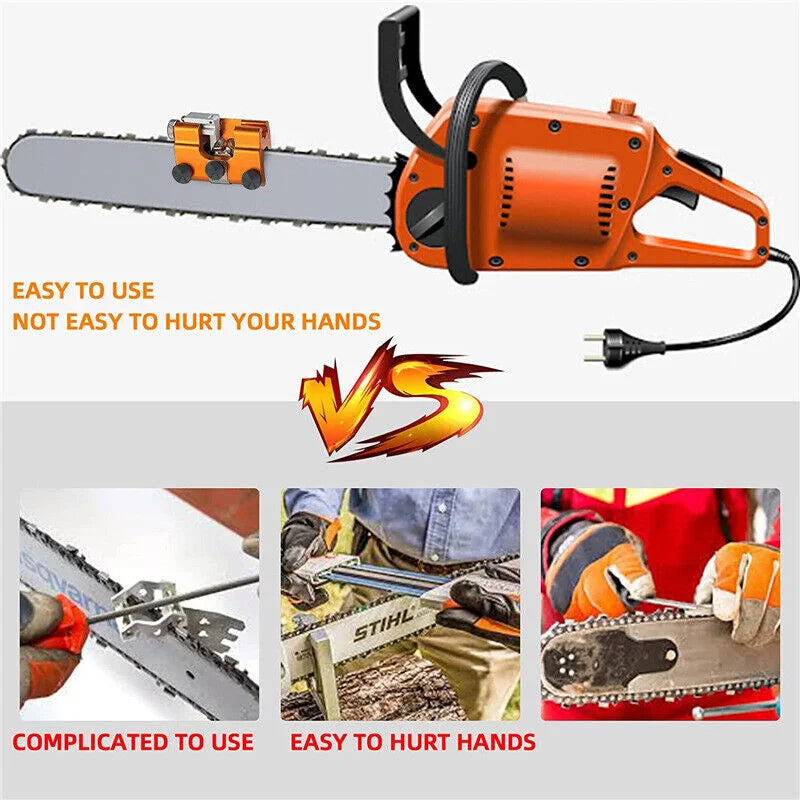 Easy Portable Chainsaw Sharpener Jigs Sharpening Tool Chain Saws Electric Saws