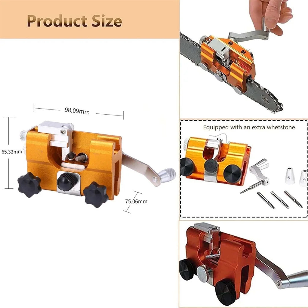 Easy Portable Chainsaw Sharpener Jigs Sharpening Tool Chain