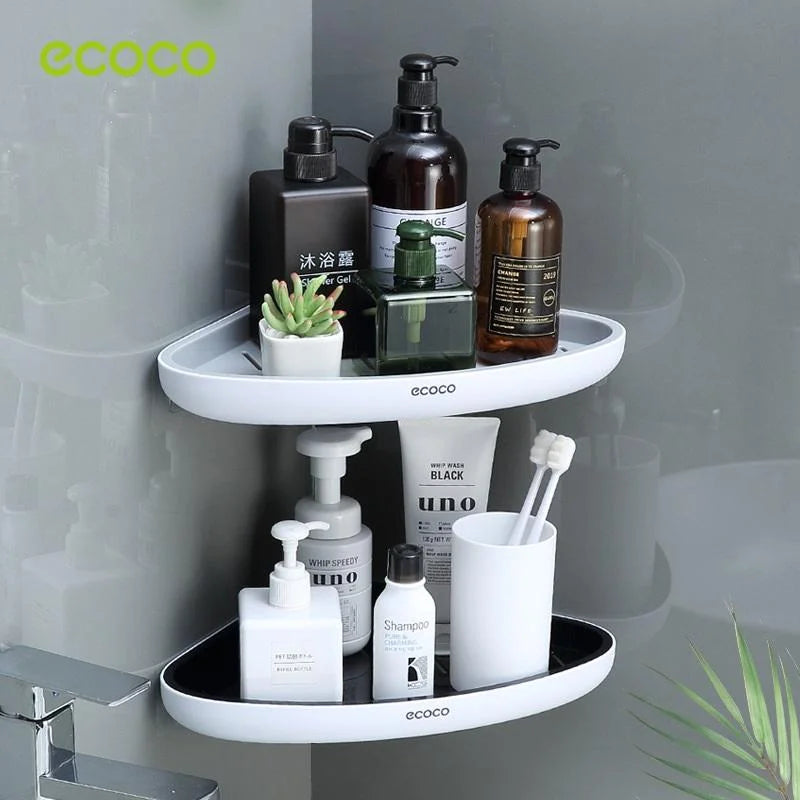 Ecoco Bathroom Corner Shower Shelf Corner Shower Caddy