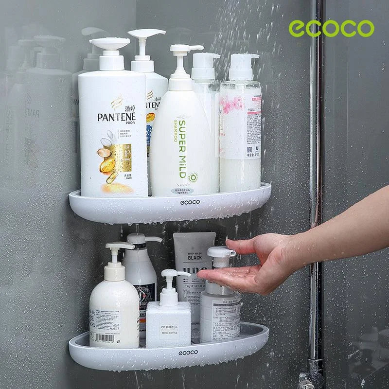 Ecoco Bathroom Corner Shower Shelf Corner Shower Caddy