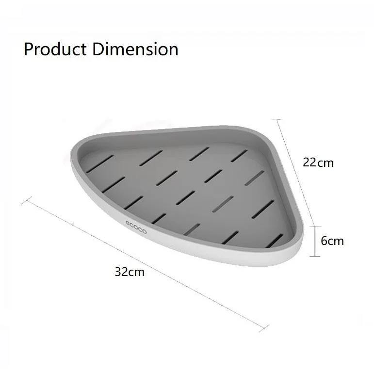 Ecoco Bathroom Corner Shower Shelf Corner Shower Caddy