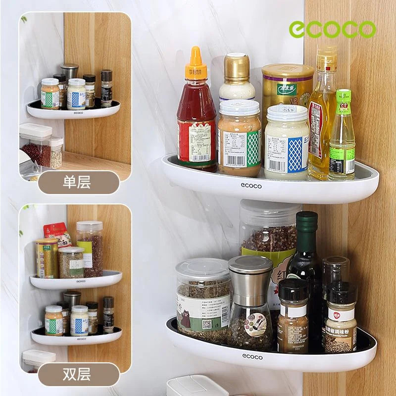 Ecoco Bathroom Corner Shower Shelf Corner Shower Caddy