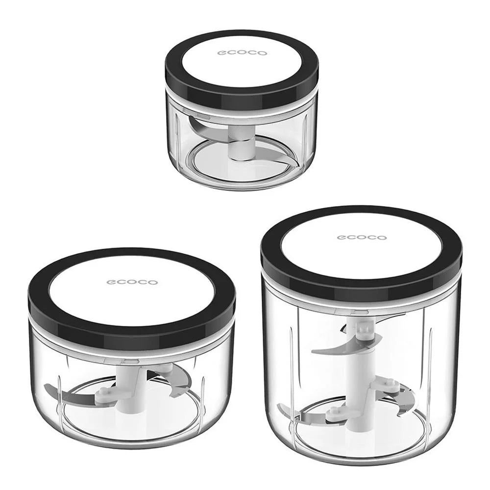 Ecoco Cutter Set 3 Sizes - Easy Chopper Mincer Mixer Slicer