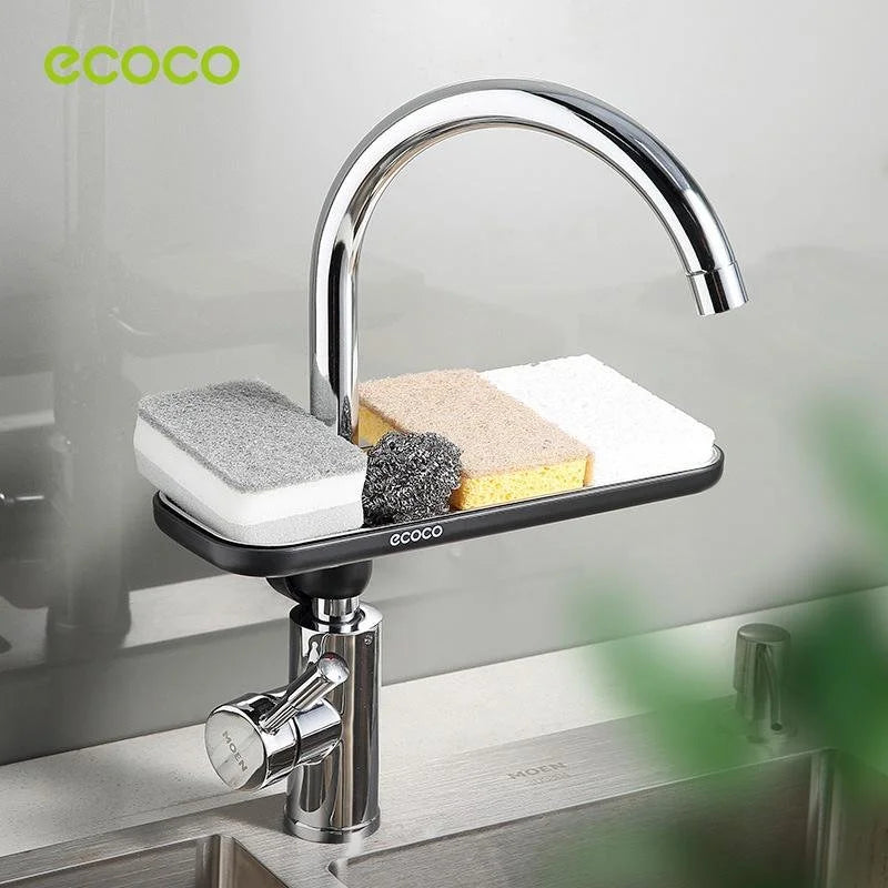 Ecoco Kitchen Drain Holder Sponge Sink Storage Rack Basket
