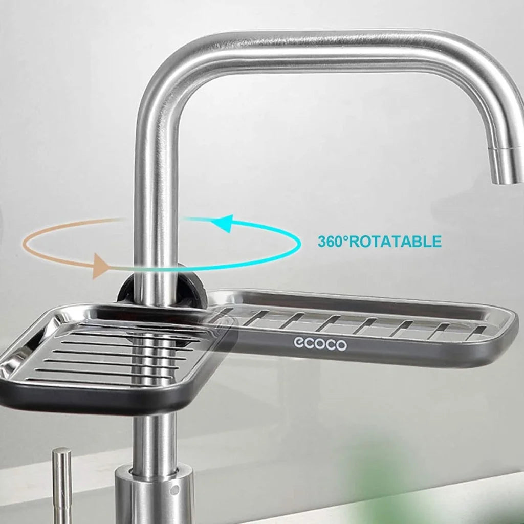 Ecoco Kitchen Drain Holder Sponge Sink Storage Rack Basket