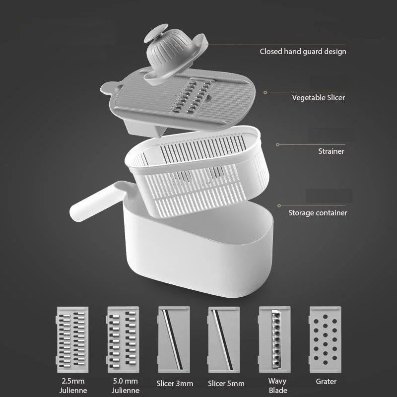 Ecoco Vegetable Chopper Spiralizer Slicer Dicer Onion Food