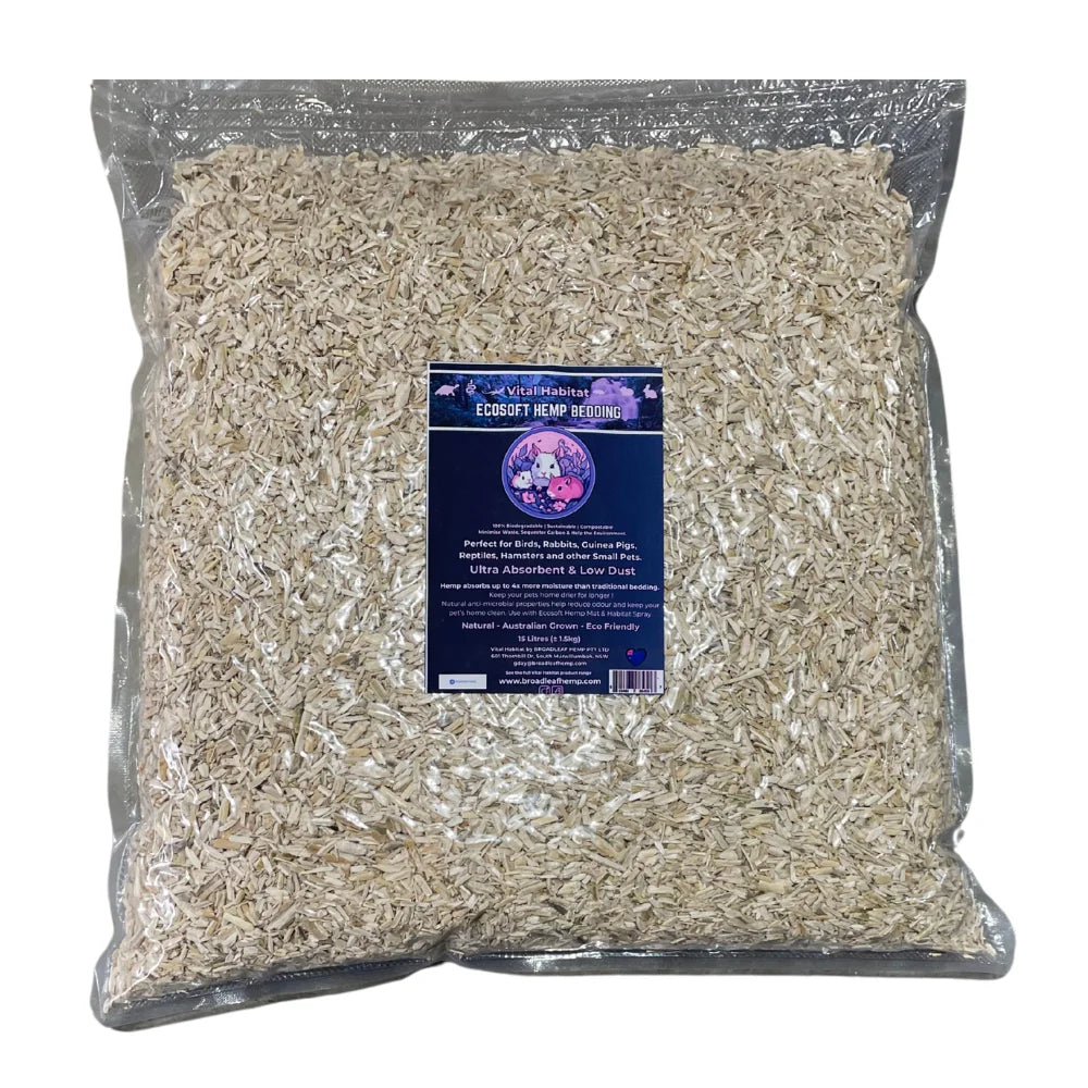 Ecosoft - Natural Hemp Bedding | 10L ±1.5kg - Pet Care >