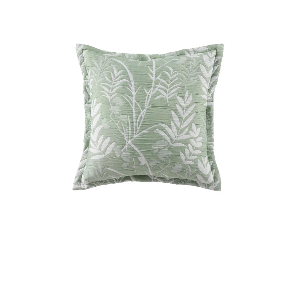 Eden Sage Coordinate Square Filled Cushion - Home & Garden