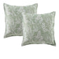Eden Sage European Pillowcases Pair - Home & Garden