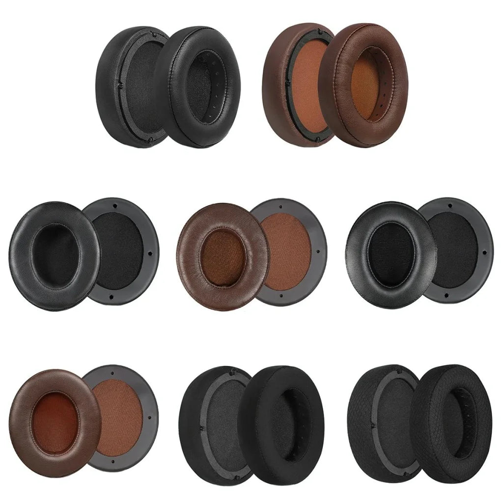 Edifier W855Bt Headset - Soft Breathable Sponge Cover Black Lambskin 2 Pcs-1915197972702957569