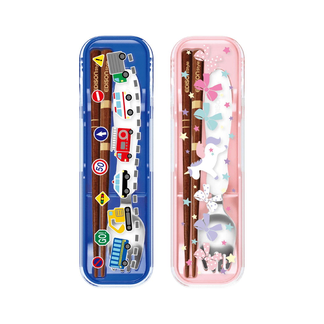 EDISON mama Portable Spork Set with Case Working Car