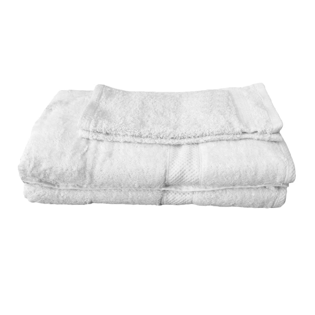 Egyptian Cotton Bath Sheets and Face Washers Set of 4