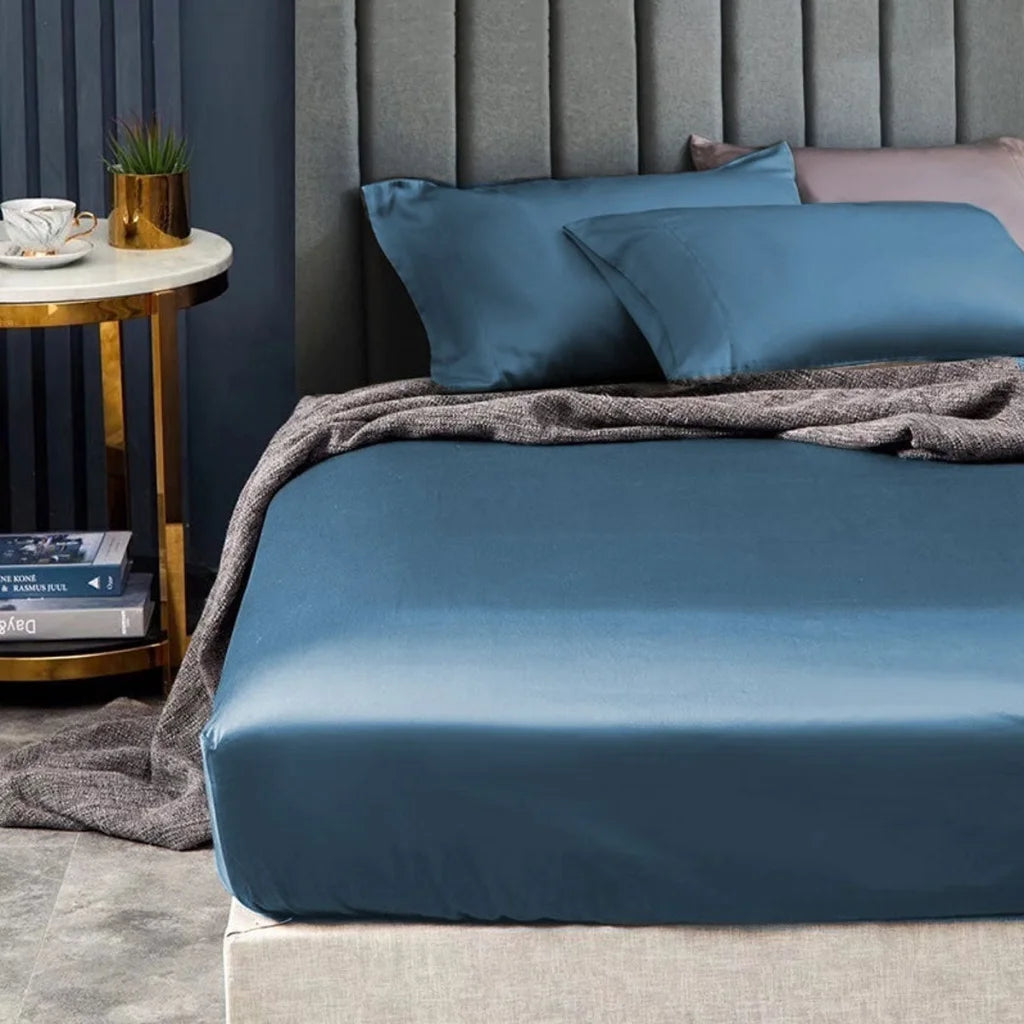 Egyptian Cotton Sateen Fitted Sheet Combo Set Ramesses