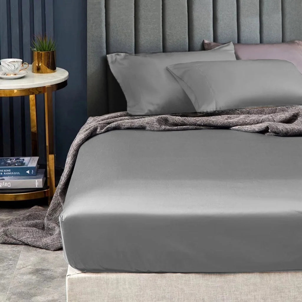 Egyptian Cotton Sateen Fitted Sheet Combo Set Ramesses