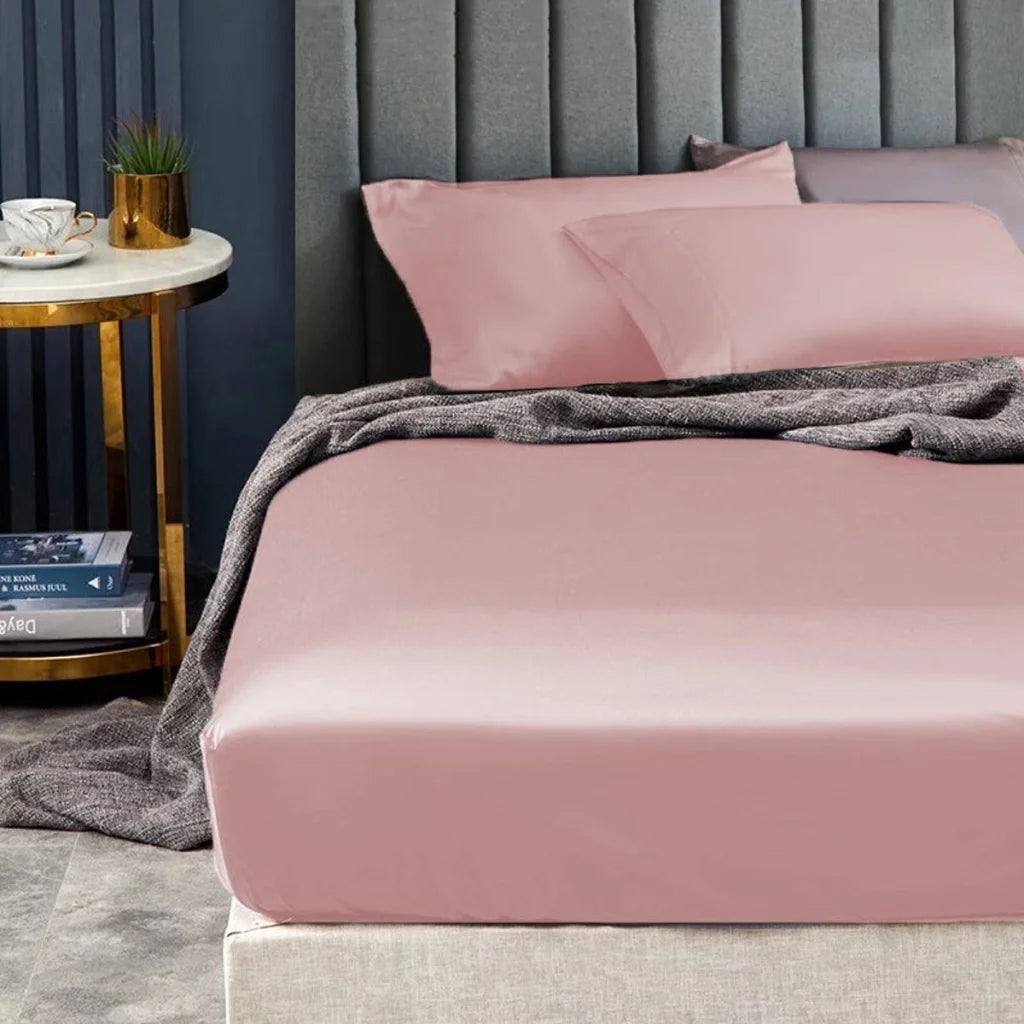 Egyptian Cotton Sateen Fitted Sheet Combo Set Ramesses