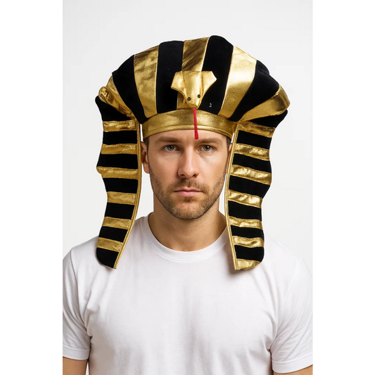 EGYPTIAN PHARAOH HAT King Costume Party Ancient Fancy Dress