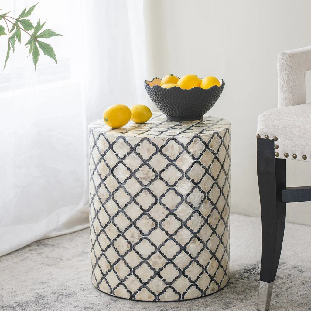 EILAT SHELL STOOL/TABLE - Furniture > Living Room > Side
