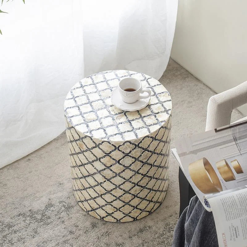 EILAT SHELL STOOL/TABLE - Furniture > Living Room > Side