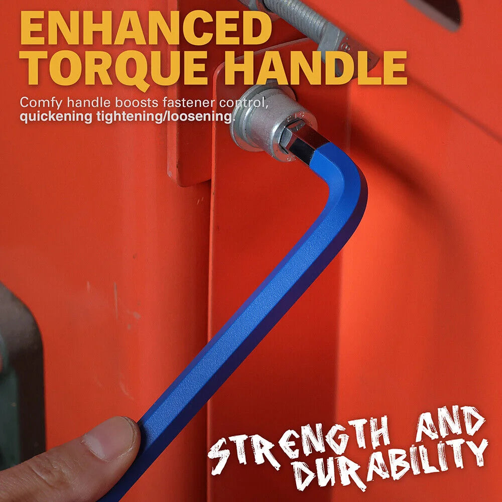 ELEAD Extra Large Hex Key Set 13Pc Long Allen Wrench Ball