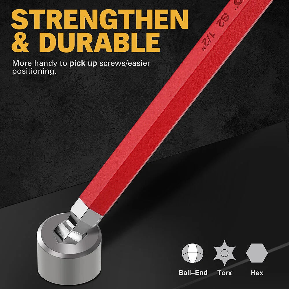 ELEAD Extra Large Hex Key Set 13Pc Long Allen Wrench Ball