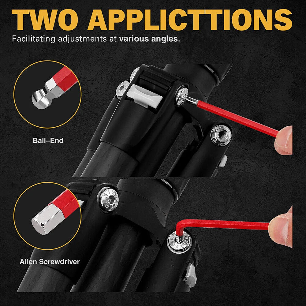 ELEAD Extra Large Hex Key Set 13Pc Long Allen Wrench Ball