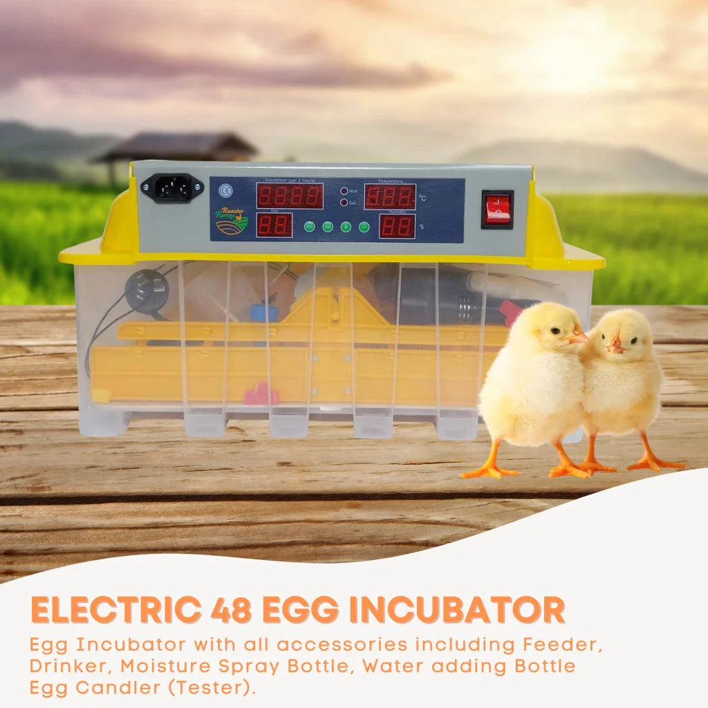 Electric 48 Egg Incubator Accessories Hatching
