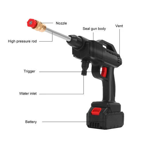 Electric Car Pressure Washer Cordless Spray