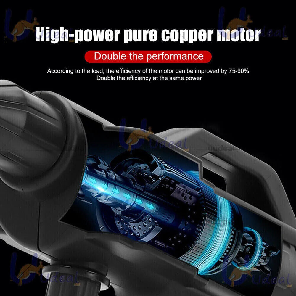Electric Car Pressure Washer Cordless Spray Gun W/ 2