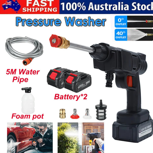 Electric Car Pressure Washer Cordless Spray Gun W