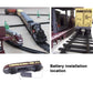 Electric Classic Toy Train Set Vehicle Rail Track Carriages