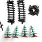 Electric Classic Toy Train Set Vehicle Rail Track Carriages