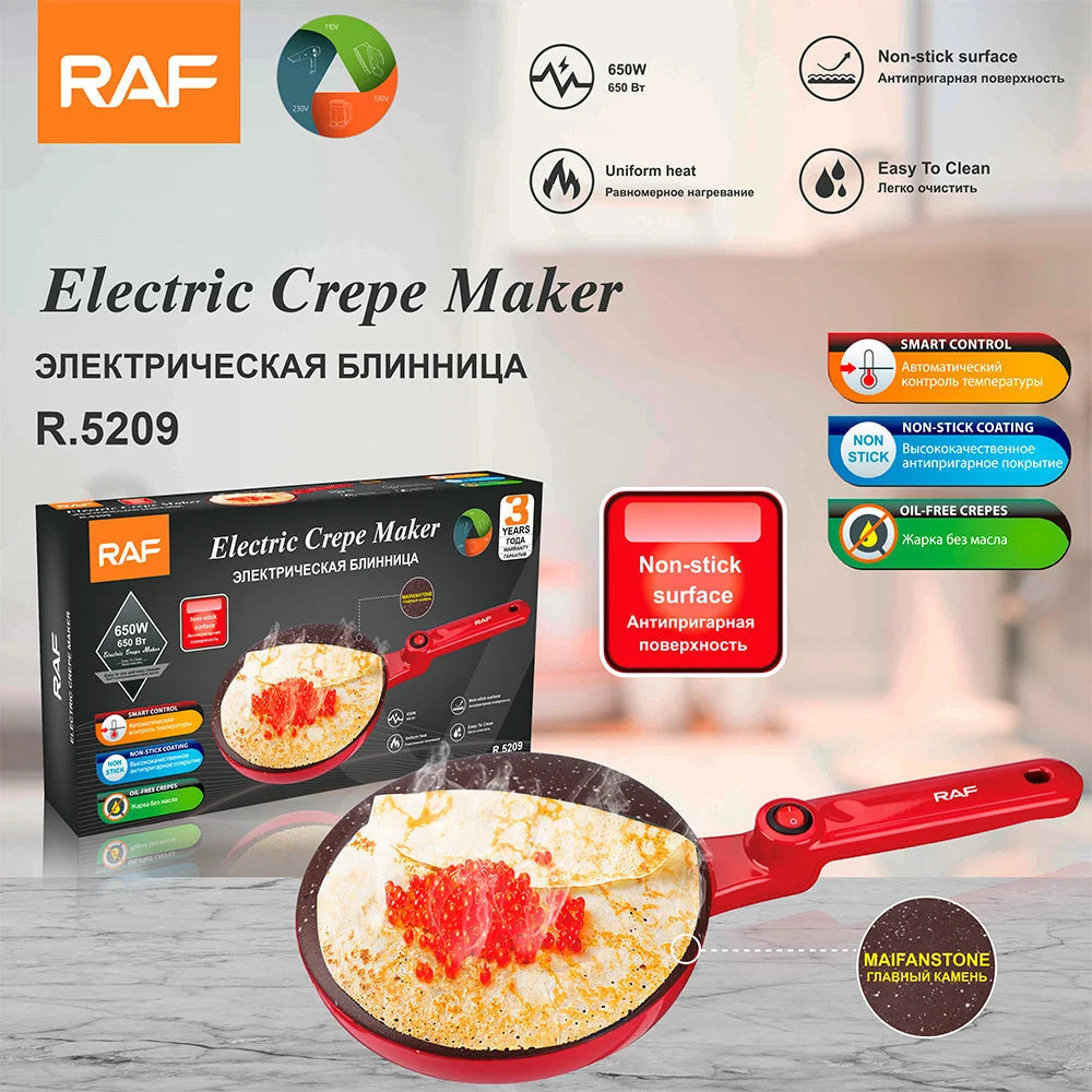 Electric Crepe Maker tortilla bread roti appliances kitchen